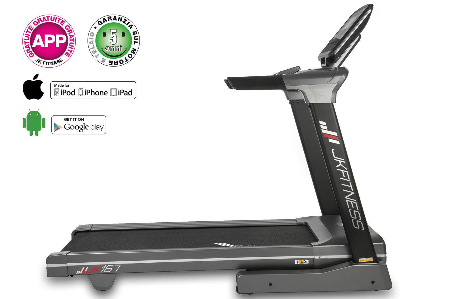 JK 167 TAPIS ROULANT APP READY SWIFT NETFLIX FACEBOOK