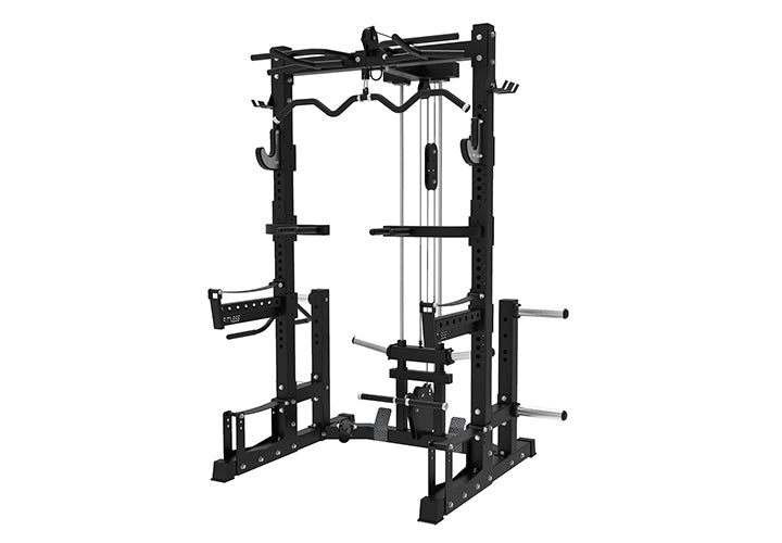 JKV 74 JK fFITNESS VERTICAL LINE POWER RACK CON LAT MACHINE E PULLEY