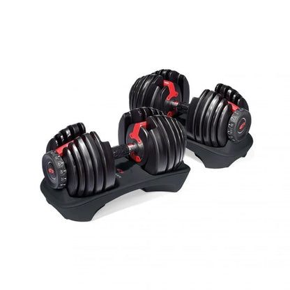 BOWFLEX SET MANUBRI REGOLABILI 24 KG + STAND