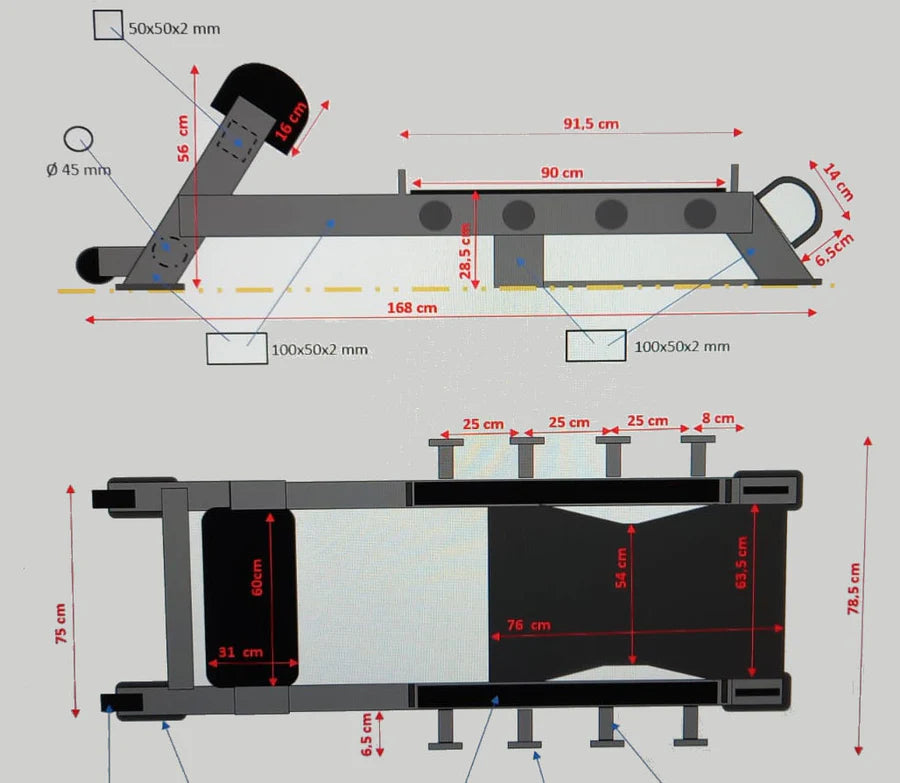 TOORX VERTICAL LINE HIP THURST WBX 240